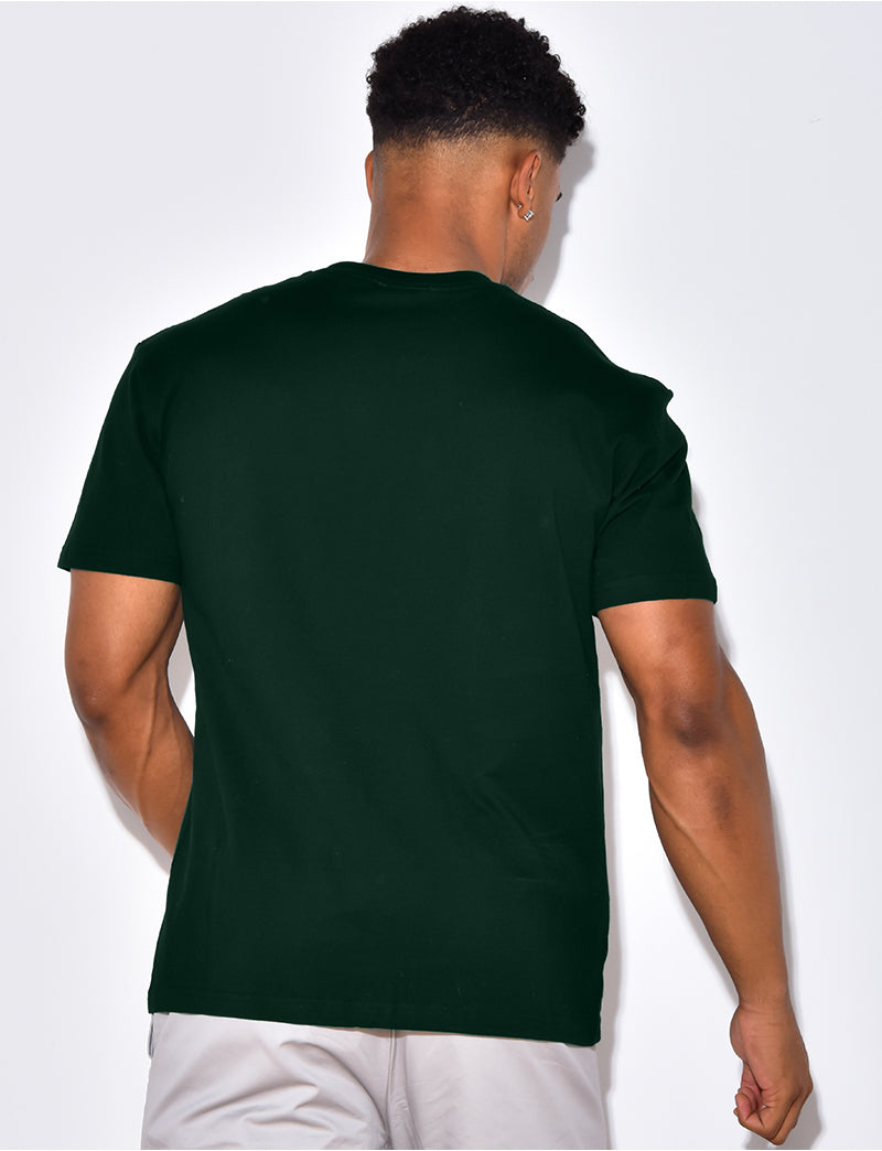 Short Sleeve T-shirt (with custom logo) - Green (Sample)