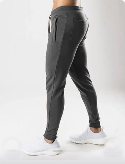 Fitted Joggers (with custom logo) - Charcoal