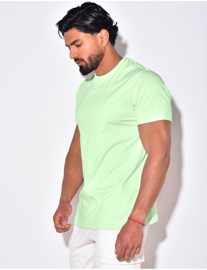 Short Sleeve T-shirt (with custom logo) - Light Green