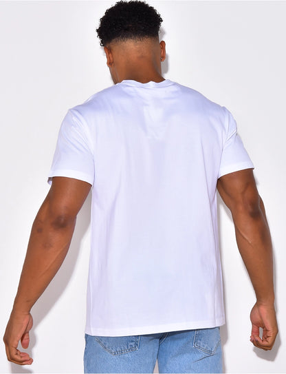 Short Sleeve T-shirt (with custom logo) - White